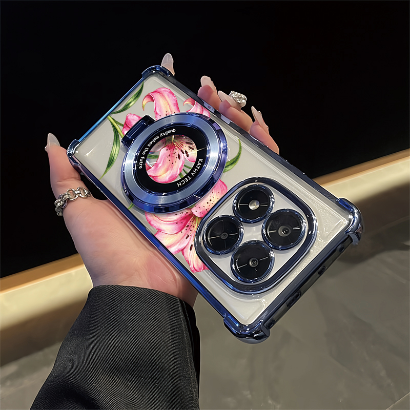 Two Pink Lilies Pattern Phone  - Vivo Y28 recension och pris